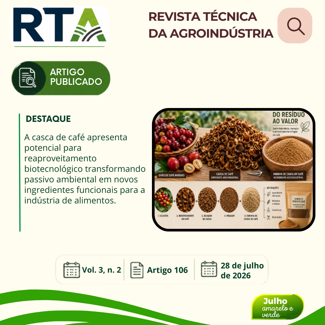 VALORIZAÇÃO BIOTECNOLÓGICA DA CASCA DO CAFÉ: PERSPECTIVAS NUTRICIONAIS E APLICAÇÕES NA ECONOMIA CIRCULAR AGROINDUSTRIAL